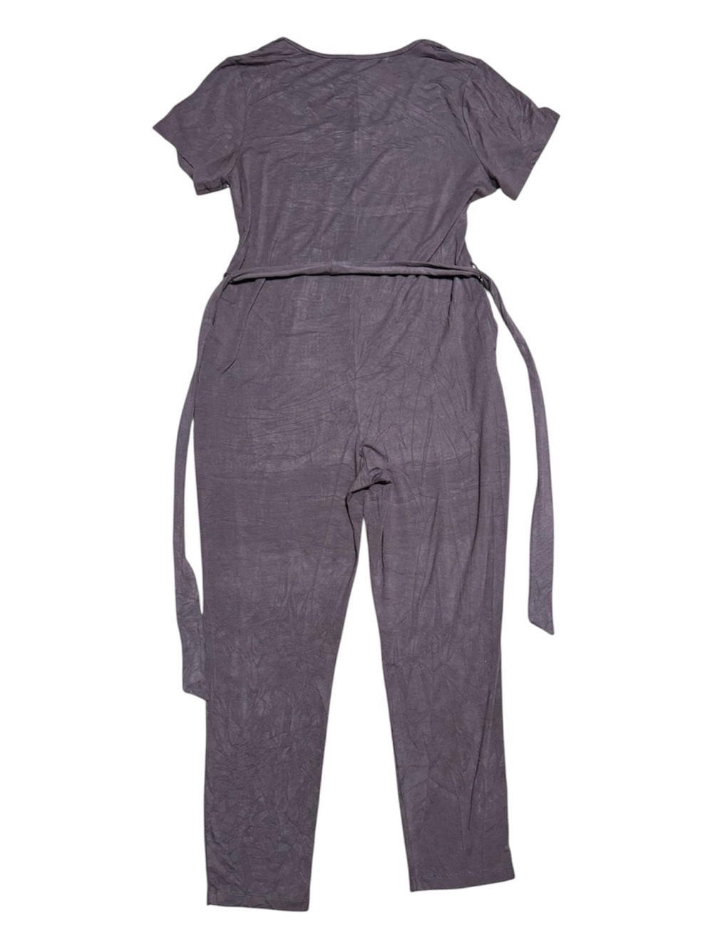 KNIX Women's V-Neck Short Sleeve Leisure Jumpsuit - Violet Dusk, Medium - Picture 4 of 9